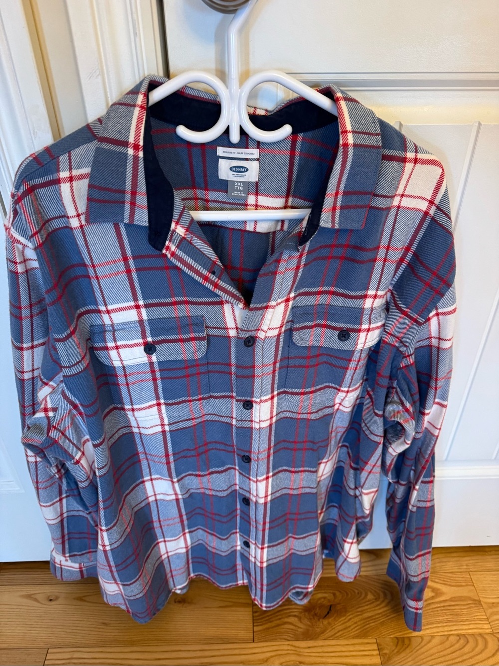 Two Old Navy Button-Down Shirts